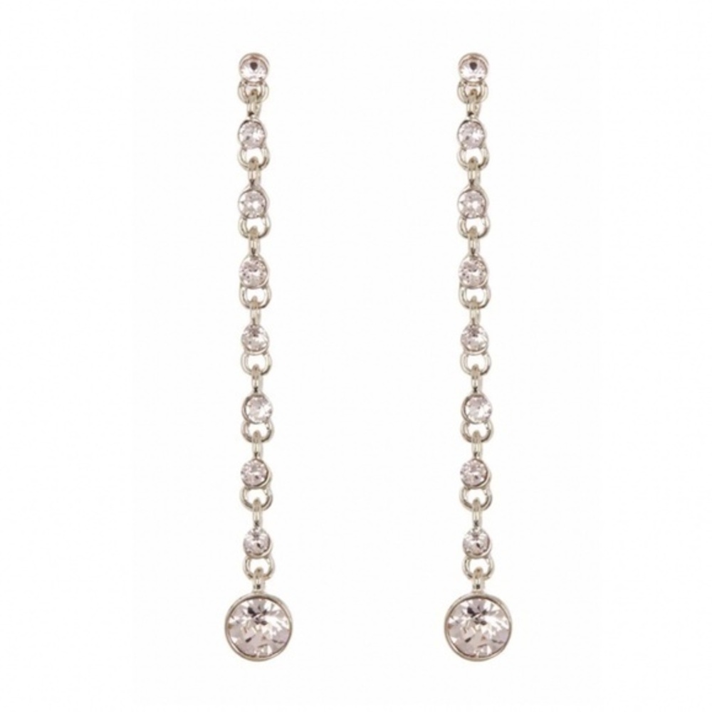Givenchy Linear Stone Drop Earrings